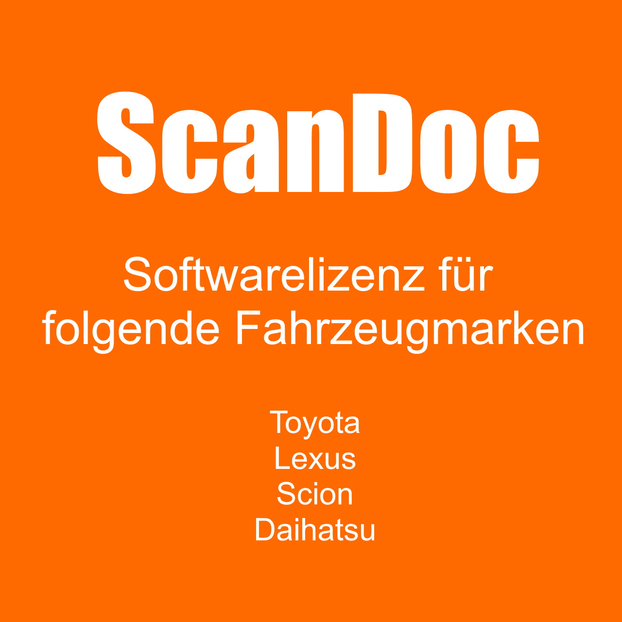 Diagnosesoftware für Toyota, Lexus und Scion