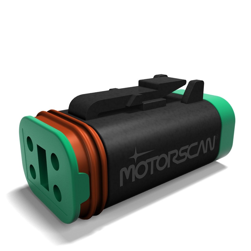 MotorScan Diagnoseadapter für Harley-Davidson incl. App für Android und iPhone für 4-Pin Diagnosebuchse