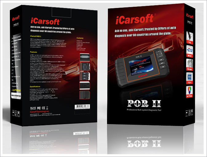 iCarsoft POR V2.0 für Porsche OBD Diagnosegerät